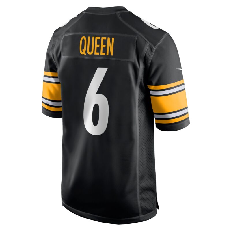 Patrick Queen Pittsburgh Steelers Game Jersey - Black - Image 3