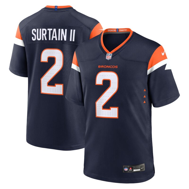 Patrick Surtain II Denver Broncos Mile High Collection Alternate Game Jersey - Navy