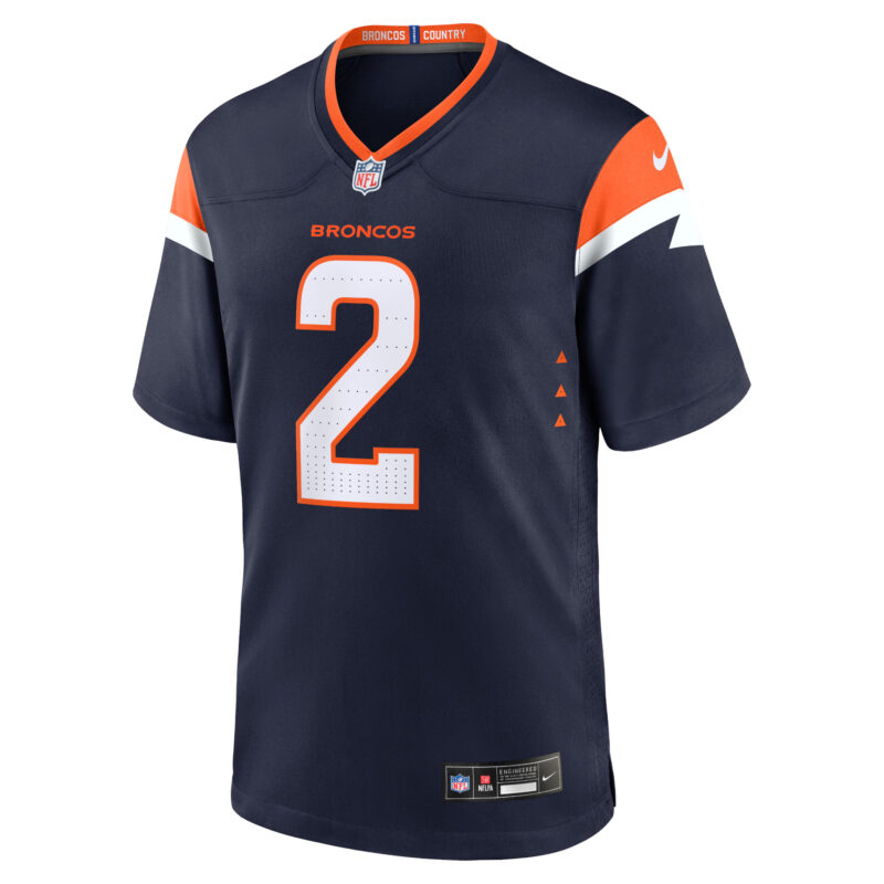 Patrick Surtain II Denver Broncos Mile High Collection Alternate Game Jersey - Navy - Image 2