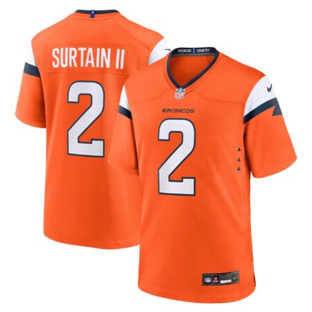Patrick Surtain II Denver Broncos Mile High Collection Game Jersey - Orange