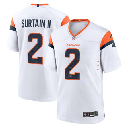 Patrick Surtain II Denver Broncos Mile High Collection Game Jersey - White