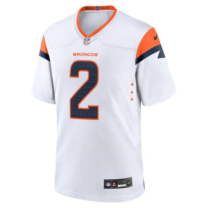 Patrick Surtain II Denver Broncos Mile High Collection Game Jersey - White - Image 2