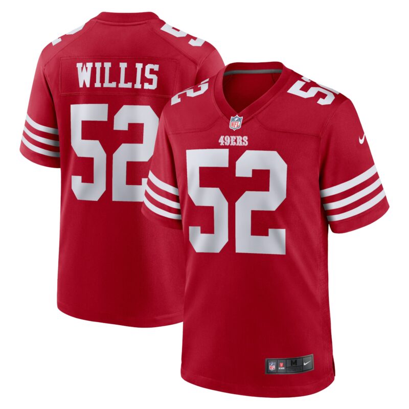 Patrick Willis San Francisco 49ers Retired Player Game Jersey - Scarlet