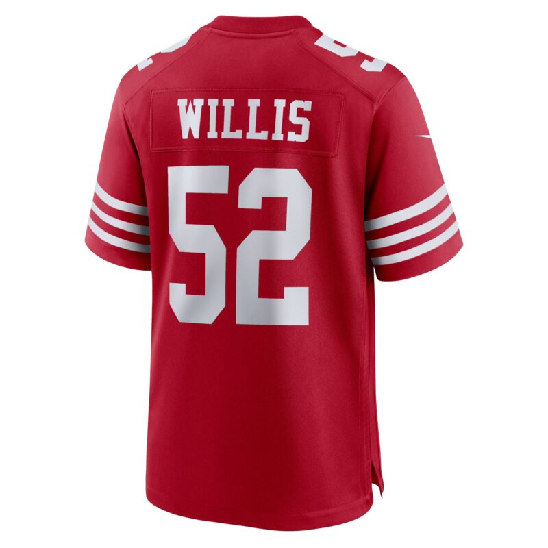 Patrick Willis San Francisco 49ers Retired Player Game Jersey - Scarlet - Image 3