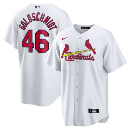 Paul Goldschmidt St. Louis Cardinals Home Player Name Jersey - White