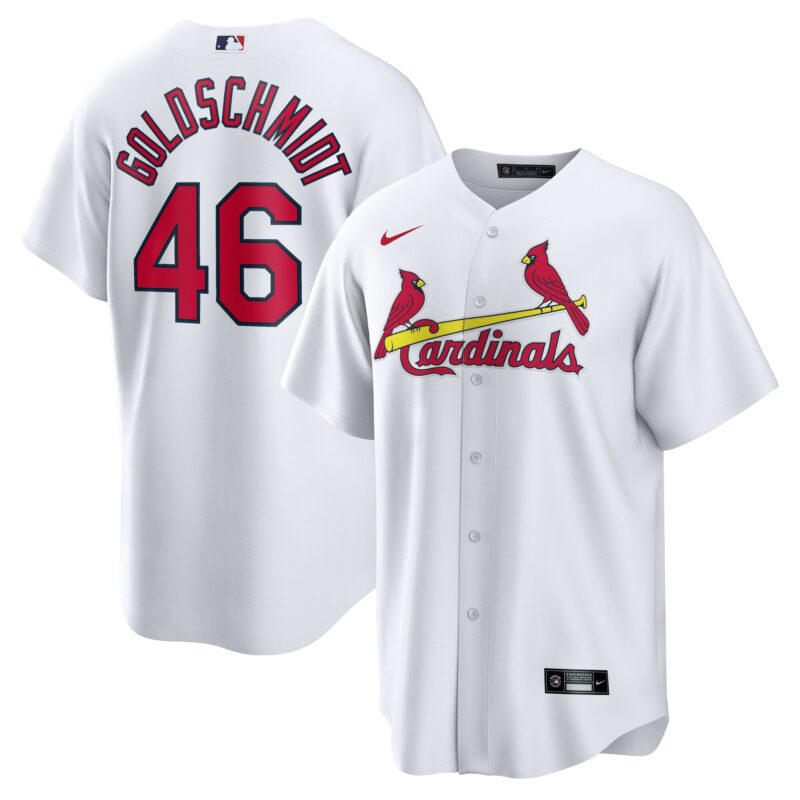 Paul Goldschmidt St. Louis Cardinals Home Player Name Jersey - White
