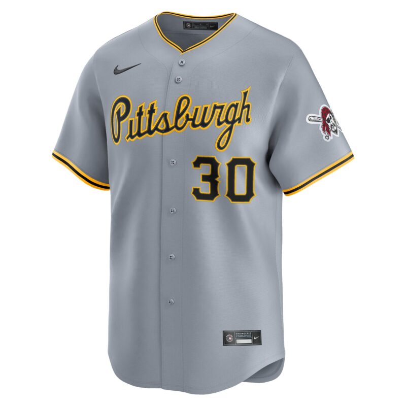 Paul Skenes Pittsburgh Pirates Alternate Limited Player Jersey - Gray - Image 2