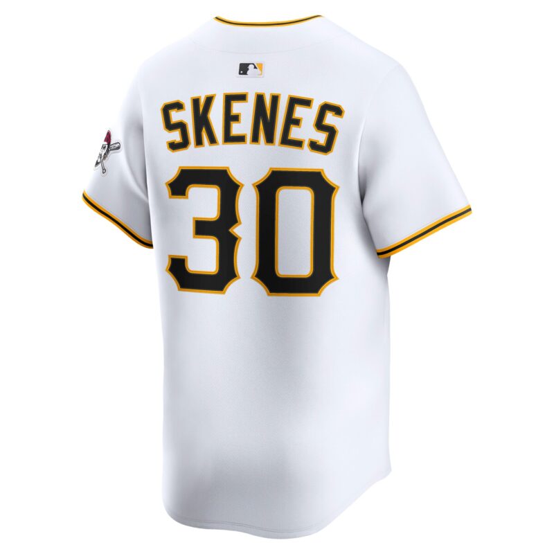 Paul Skenes Pittsburgh Pirates Alternate Limited Player Jersey - White - Image 3