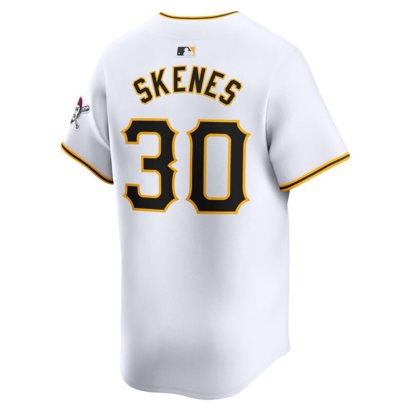 Paul Skenes Pittsburgh Pirates Home Limited Player Jersey - White - Image 3