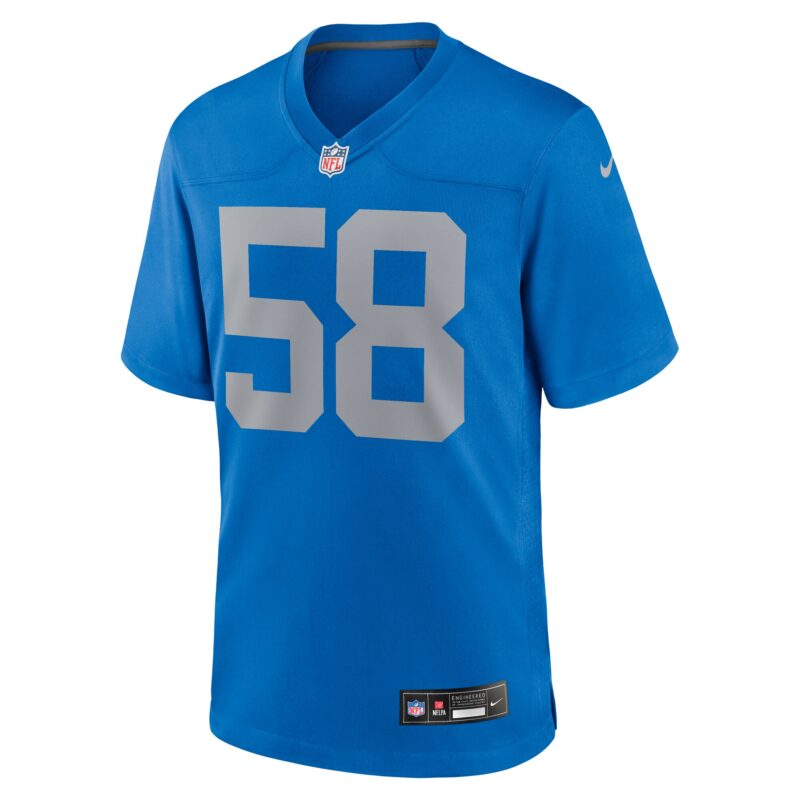Penei Sewell Detroit Lions Alternate Game Jersey - Blue - Image 2
