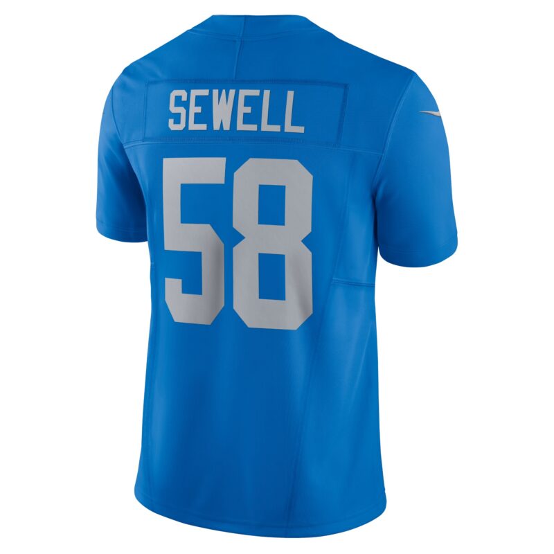 Penei Sewell Detroit Lions Vapor F.U.S.E. Alternate Limited Jersey - Blue - Image 3