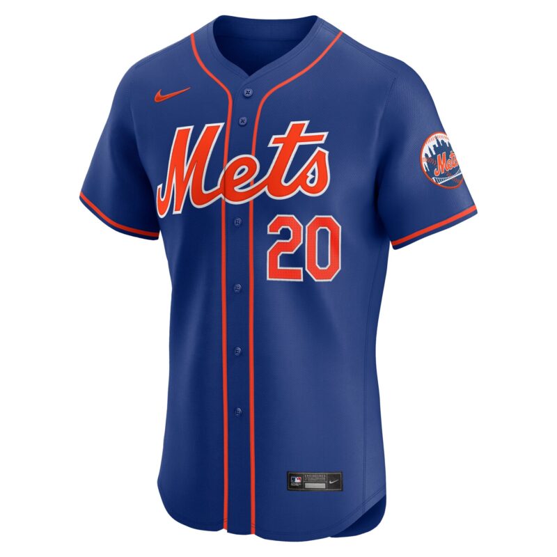 Pete Alonso New York Mets 2nd Alternate Elite Player Jersey - Royal - Image 2