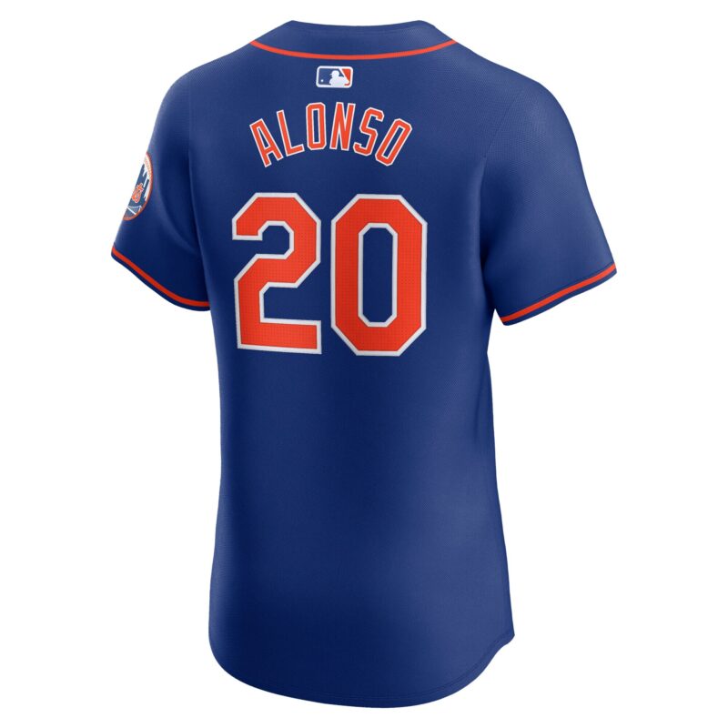 Pete Alonso New York Mets 2nd Alternate Elite Player Jersey - Royal - Image 3