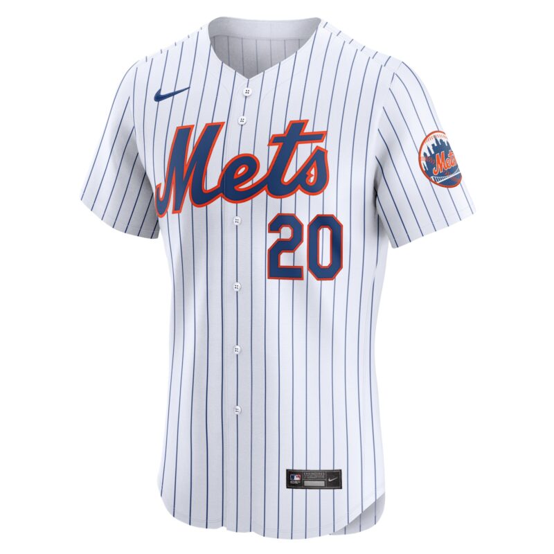 Pete Alonso New York Mets Home Elite Jersey - White - Image 2