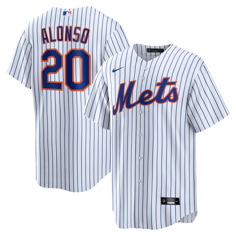 Pete Alonso New York Mets Home Player Name Jersey - White