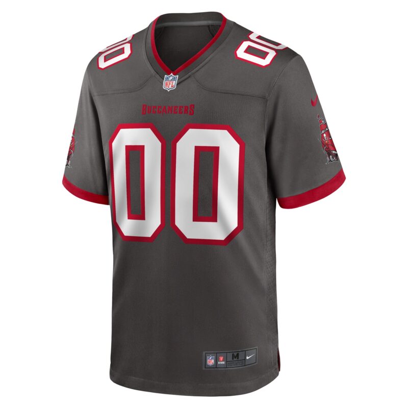 Tampa Bay Buccaneers Alternate Custom Game Jersey - Pewter - Image 2