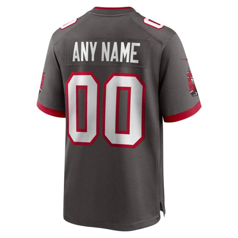 Tampa Bay Buccaneers Alternate Custom Game Jersey - Pewter - Image 3