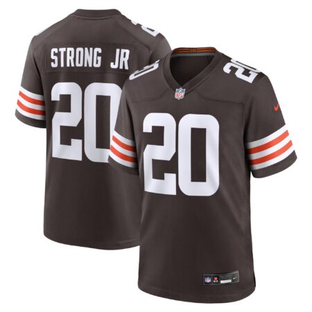 Pierre Strong Jr. Cleveland Browns Team Game Jersey - Brown