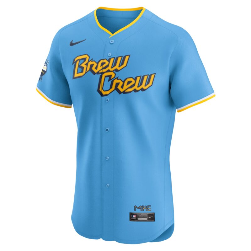 Milwaukee Brewers City Connect Elite Jersey - Powder Blue - Image 2