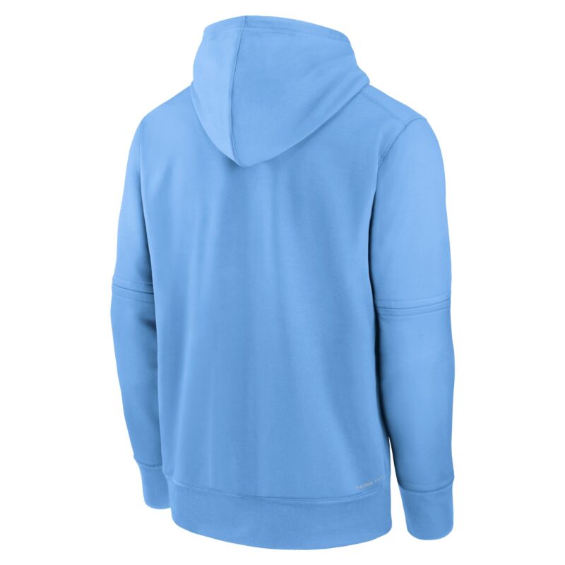Toronto Blue Jays Collection Practice Performance Pullover Hoodie - Powder Blue - Image 3