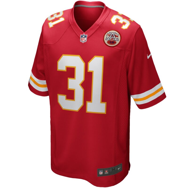 Priest Holmes Kansas City Chiefs Game Retired Player Jersey - Red - Image 2