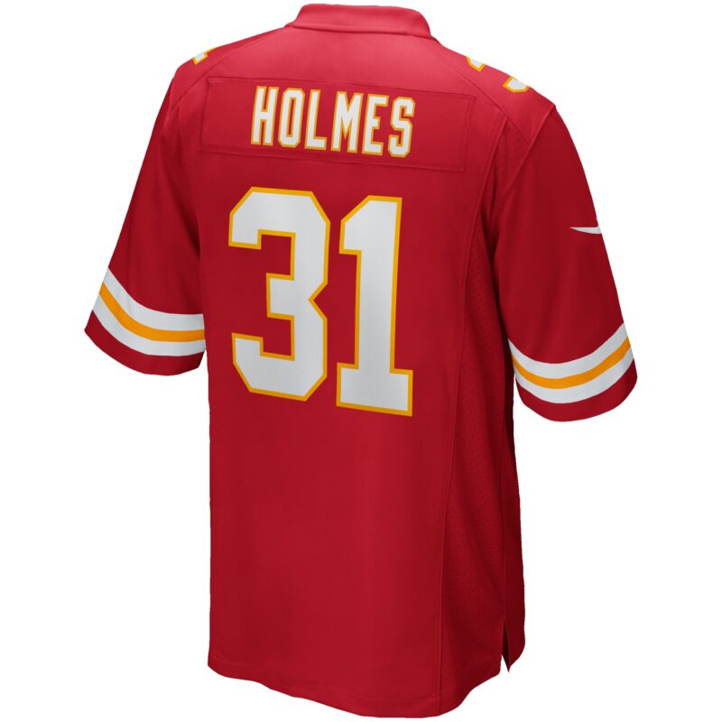 Priest Holmes Kansas City Chiefs Game Retired Player Jersey - Red - Image 3
