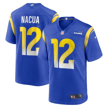 Puka Nacua Los Angeles Rams Game Player Jersey - Royal