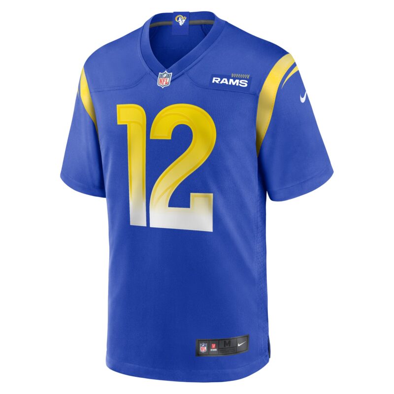 Puka Nacua Los Angeles Rams Game Player Jersey - Royal - Image 2