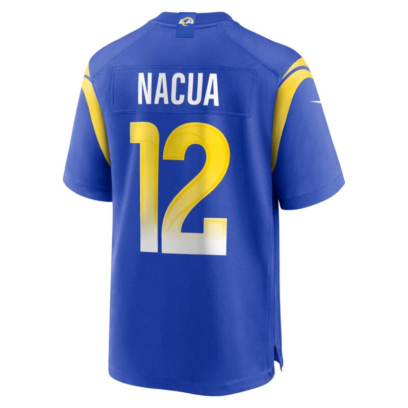Puka Nacua Los Angeles Rams Game Player Jersey - Royal - Image 3