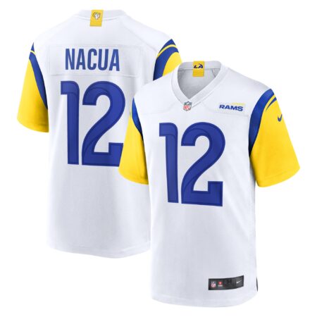 Puka Nacua Los Angeles Rams Game Player Jersey - White