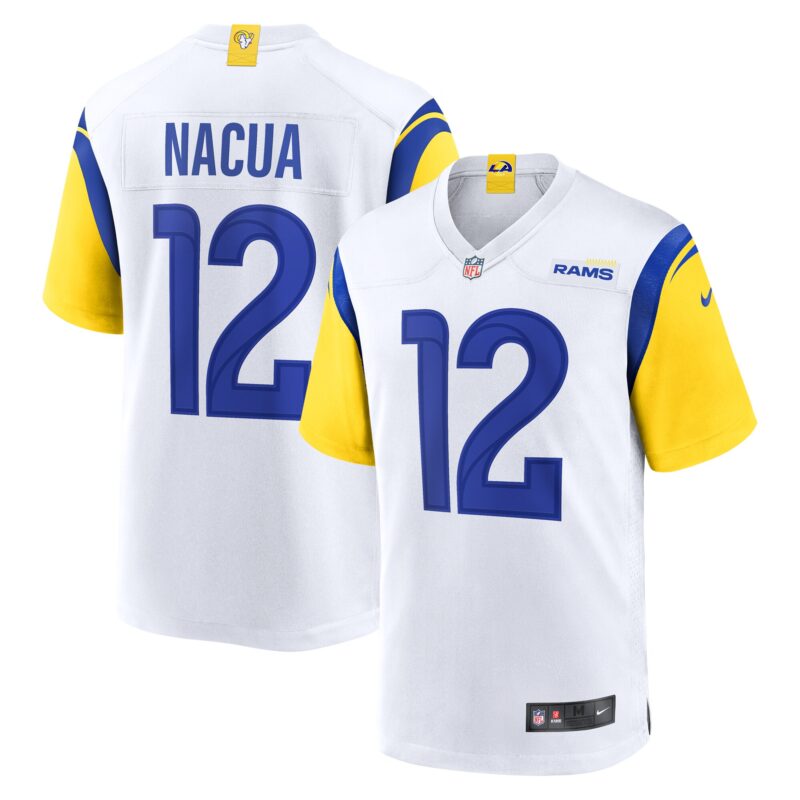 Puka Nacua Los Angeles Rams Game Player Jersey - White