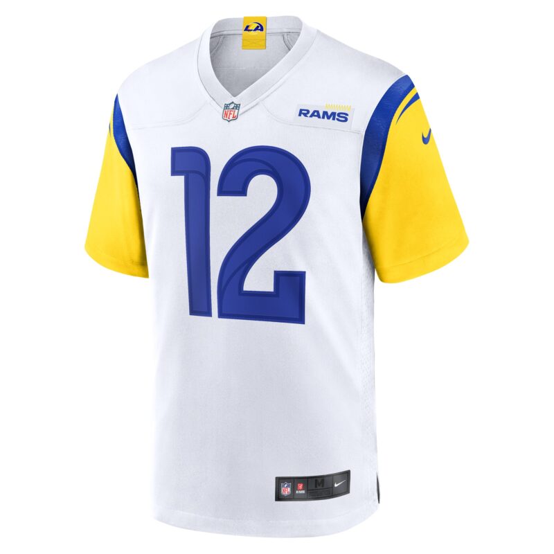 Puka Nacua Los Angeles Rams Game Player Jersey - White - Image 2
