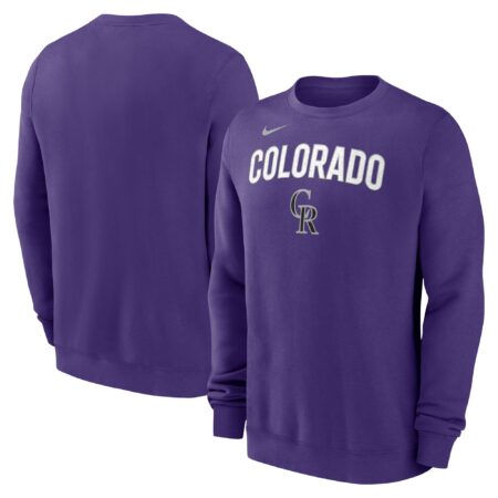 Colorado Rockies Pullover Sweatshirt - Purple