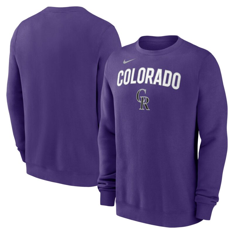 Colorado Rockies Pullover Sweatshirt - Purple