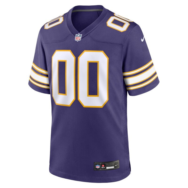 Minnesota Vikings Classic Custom Game Jersey - Purple - Image 2