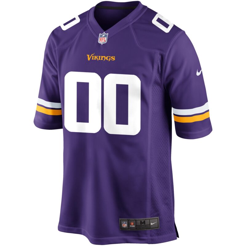 Minnesota Vikings Custom Game Jersey - Purple - Image 2