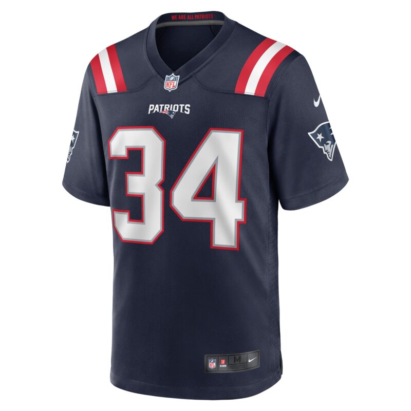 Quandre Mosely New England Patriots Home Game Player Jersey - Navy - Image 2