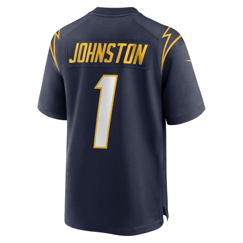 Quentin Johnston Los Angeles Chargers Alternate Game Jersey - Navy - Image 3