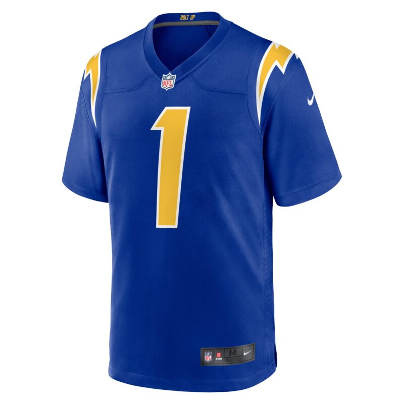 Quentin Johnston Los Angeles Chargers Alternate Game Jersey - Royal - Image 2