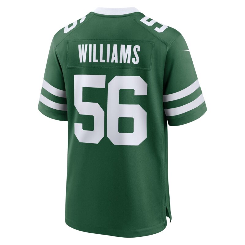Quincy Williams New York Jets Game Player Jersey – Legacy Green - Image 3