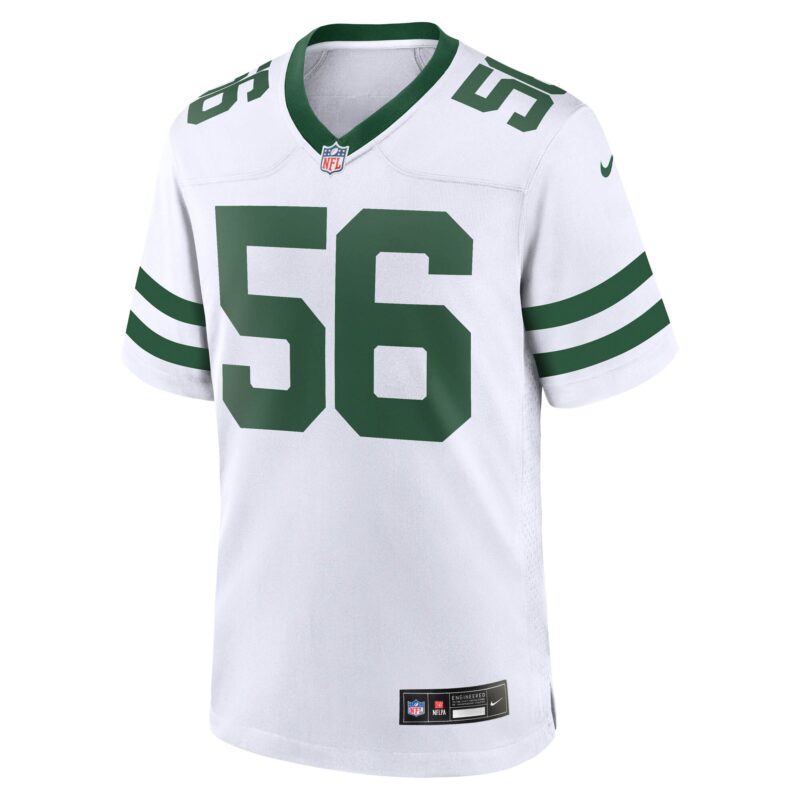 Quincy Williams New York Jets Game Jersey - Legacy White - Image 2