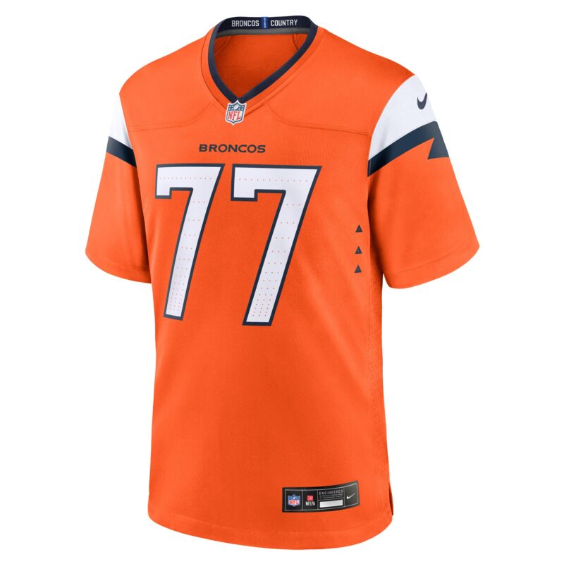 Quinn Meinerz Denver Broncos Team Game Jersey - Orange - Image 2