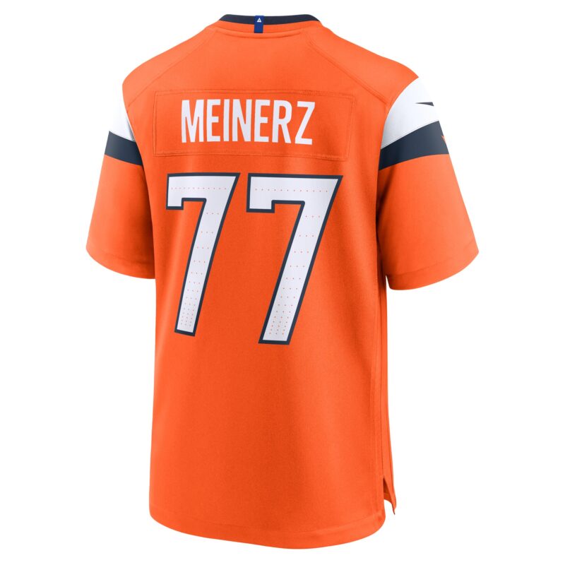 Quinn Meinerz Denver Broncos Team Game Jersey - Orange - Image 3