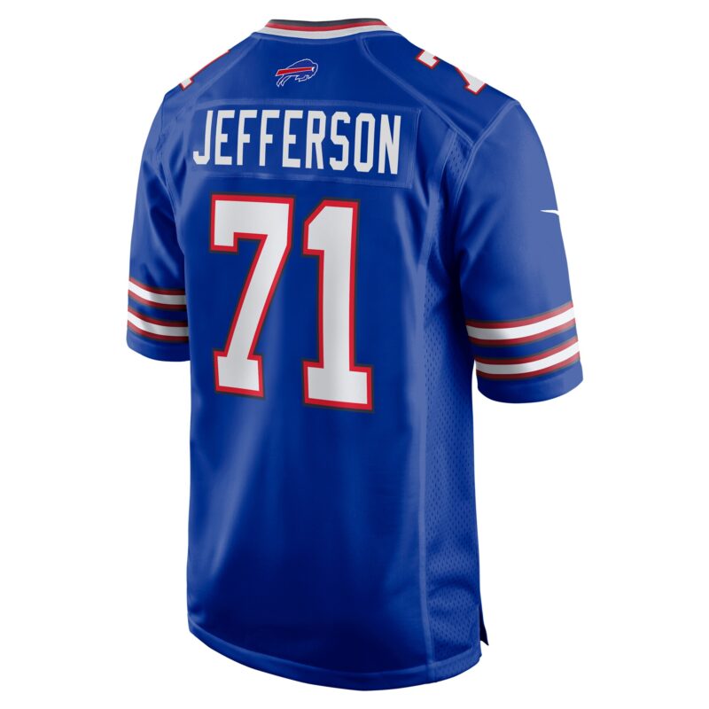 Quinton Jefferson Buffalo Bills Game Jersey - Royal - Image 3