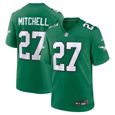 Quinyon Mitchell Philadelphia Eagles Alternate Game Jersey - Kelly Green