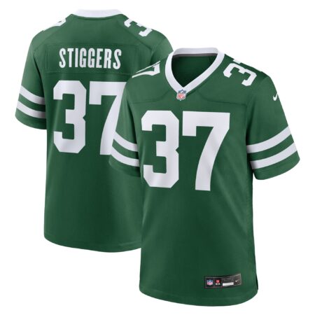 Qwan'tez Stiggers New York Jets Team Game Jersey - Legacy Green