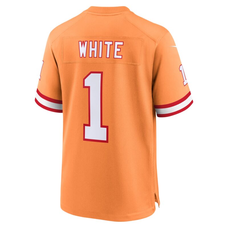 Rachaad White Tampa Bay Buccaneers Throwback Game Jersey - Orange - Image 3