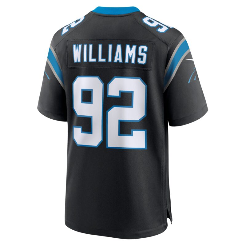 Raequan Williams Carolina Panthers Team Game Jersey - Black - Image 3