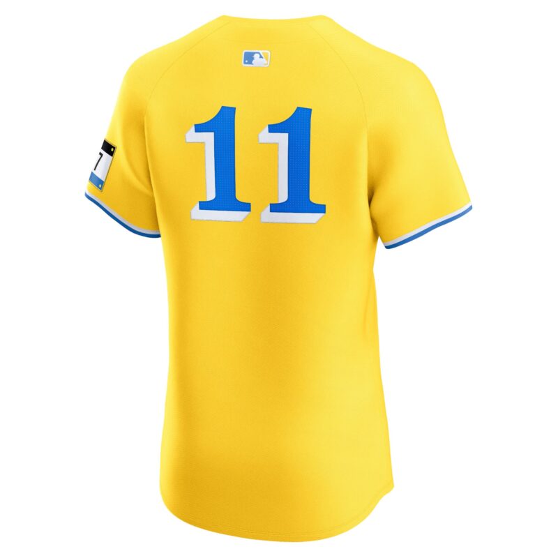 Rafael Devers Boston Red Sox City Connect Elite Jersey - Gold - Image 3