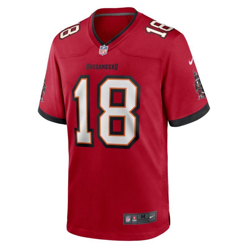 Rakim Jarrett Tampa Bay Buccaneers Game Jersey - Red - Image 2